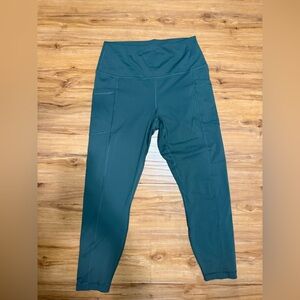 90 Degree By Reflex Dark Green Leggings women’s size XL